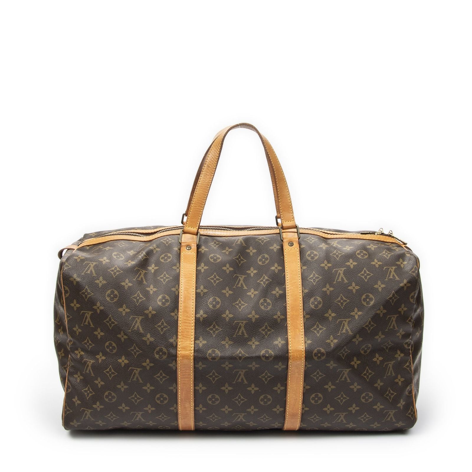 Louis Vuitton Sac Seau Pull Brown Monogram Canvas Shoulder Bag — view 5