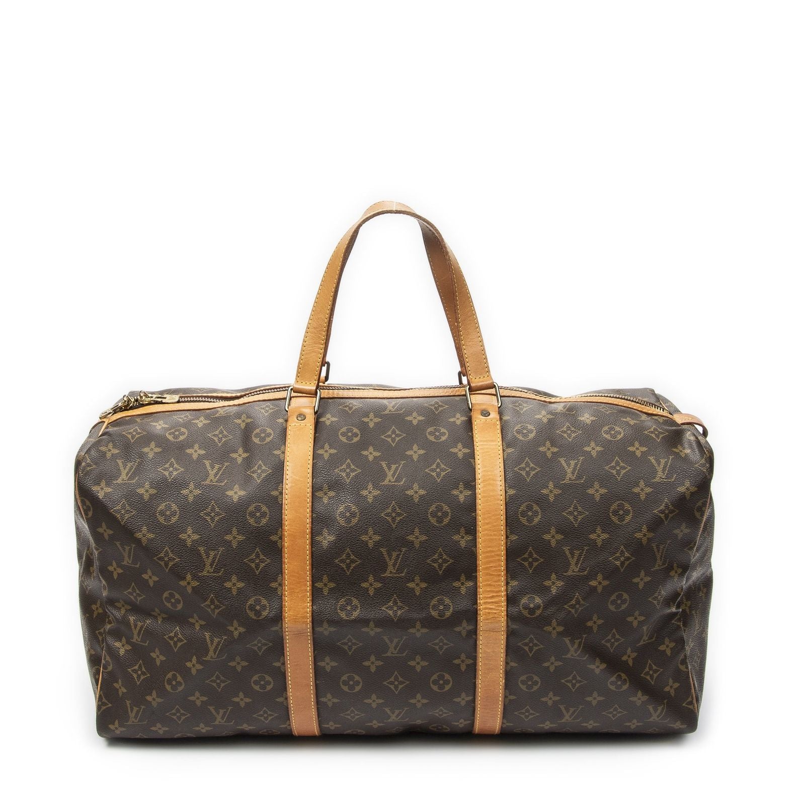Louis Vuitton Sac Seau Pull Brown Monogram Canvas Shoulder Bag