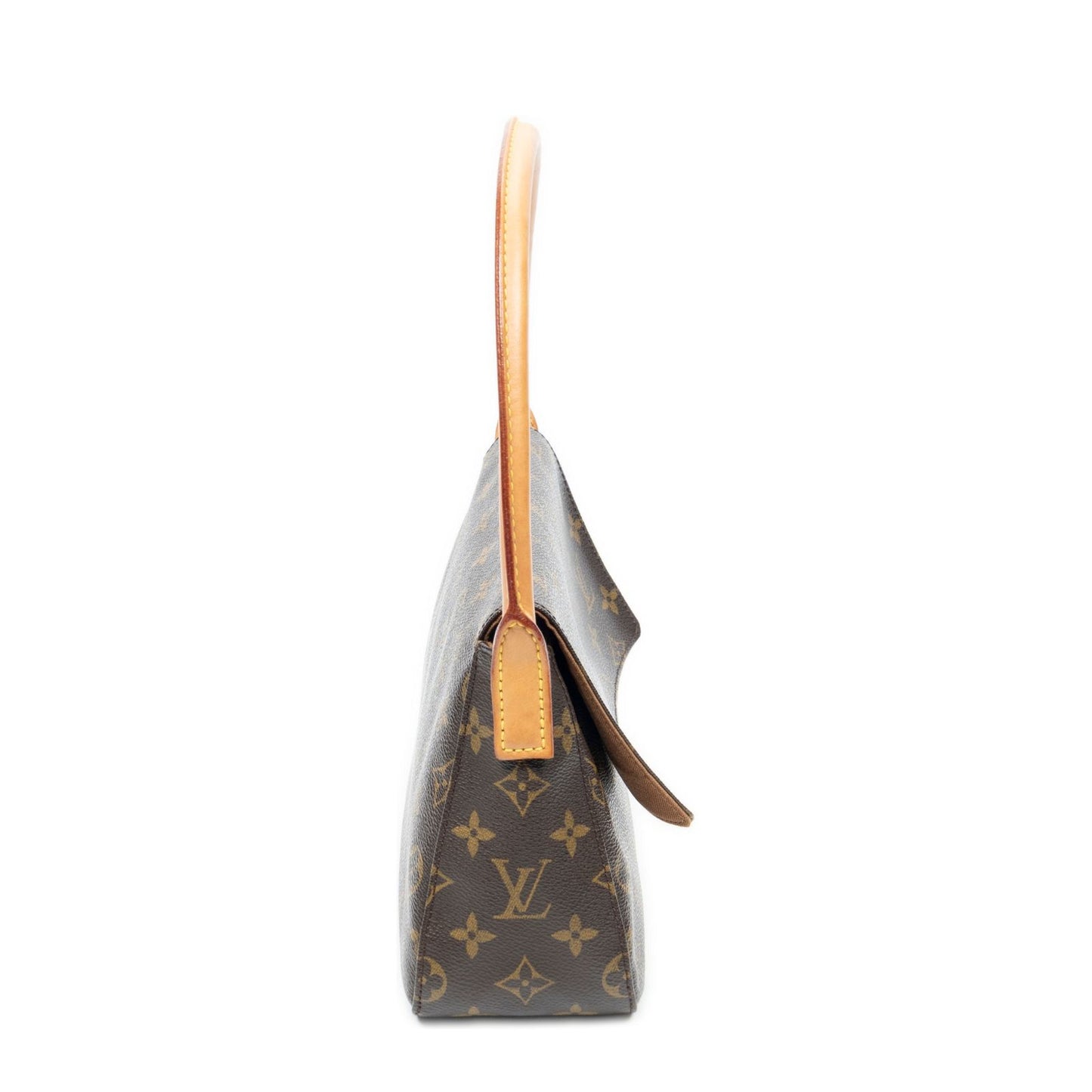 Louis Vuitton Mini Looping Brown Monogram Canvas Shoulder Bag — view 4