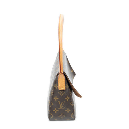 Louis Vuitton Mini Looping Brown Monogram Canvas Shoulder Bag — view 4