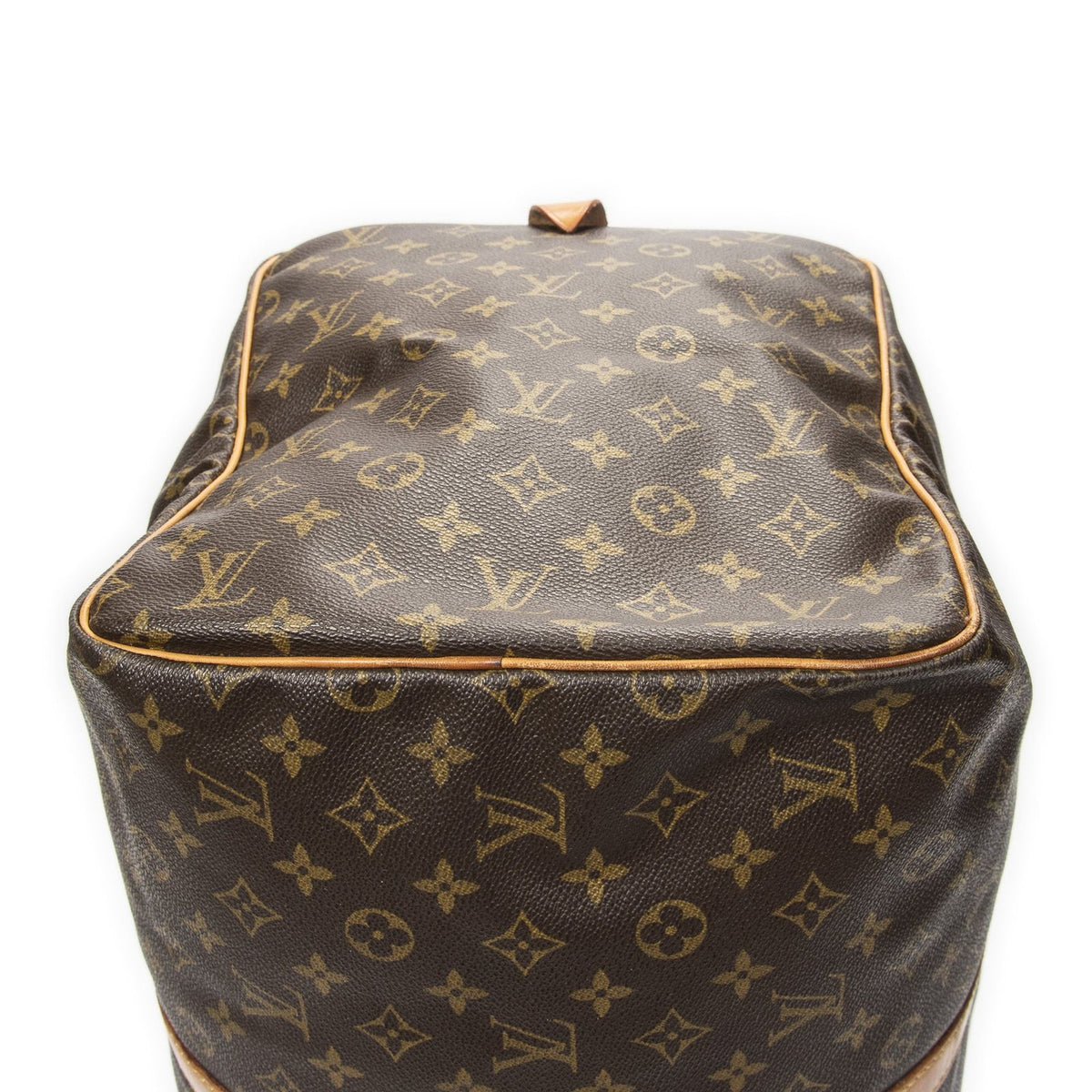 Louis Vuitton Sac Seau Pull Brown Monogram Canvas Shoulder Bag — view 7
