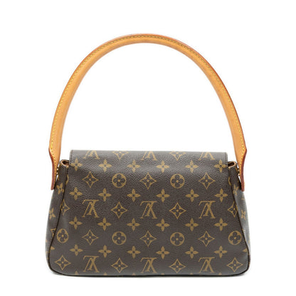 Louis Vuitton Mini Looping Brown Monogram Canvas Shoulder Bag — view 5