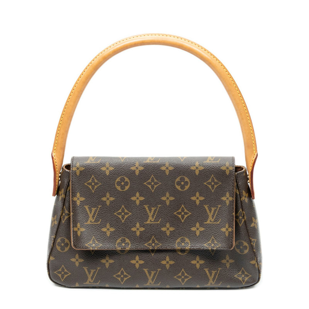 Louis Vuitton Mini Looping Brown Monogram Canvas Shoulder Bag
