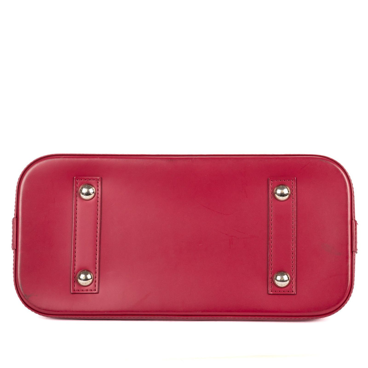 Louis Vuitton Alma Burgundy Epi Handbag — view 6