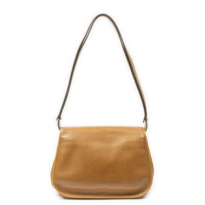 Dior Vintage CD Flap Bag Tampebbled Leather — view 5