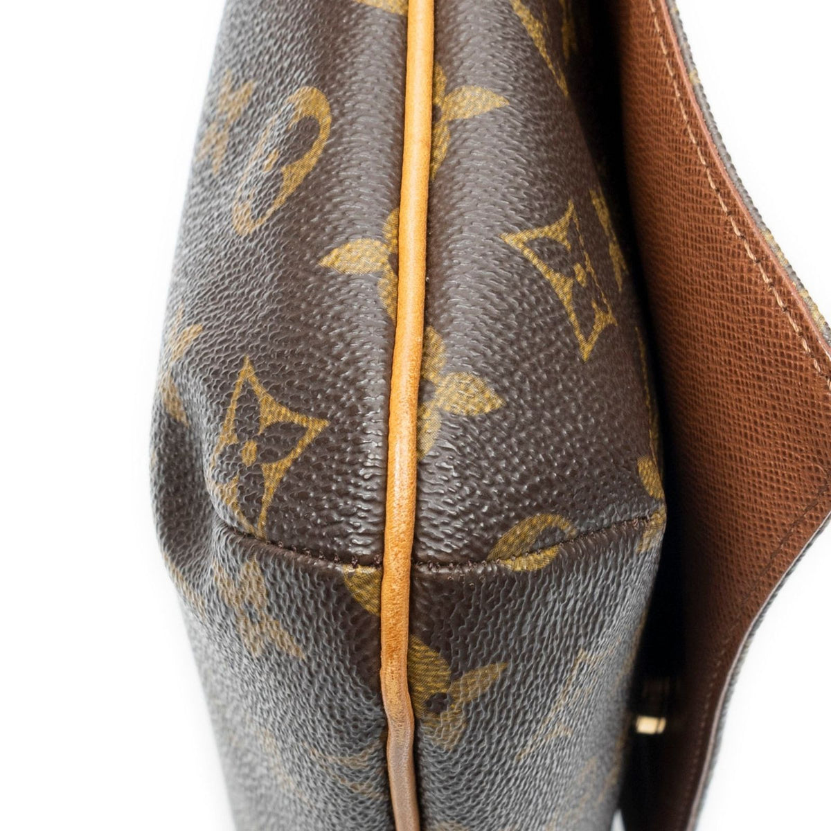 Louis Vuitton Musette Tango Brown Monogram Canvas Crossbody — view 8