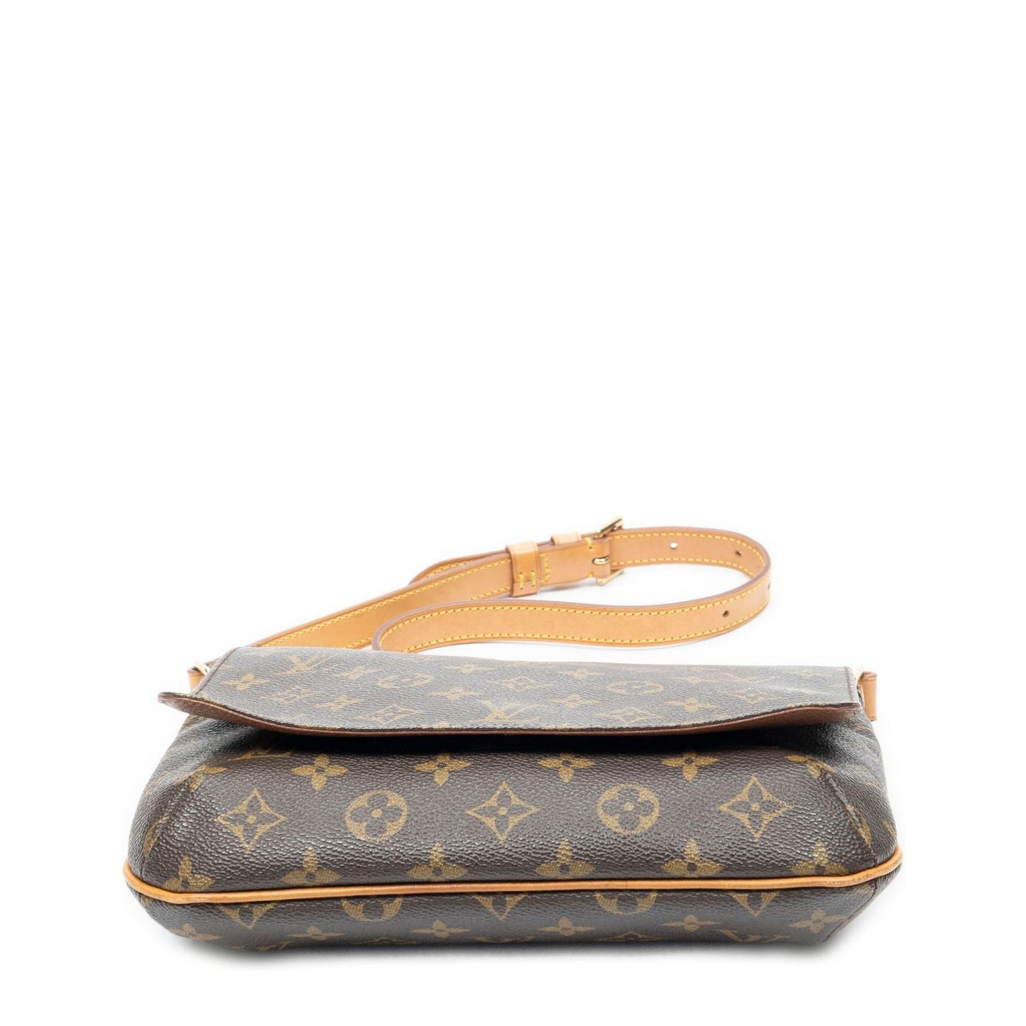 Louis Vuitton Musette Tango Brown Monogram Canvas Crossbody — view 6