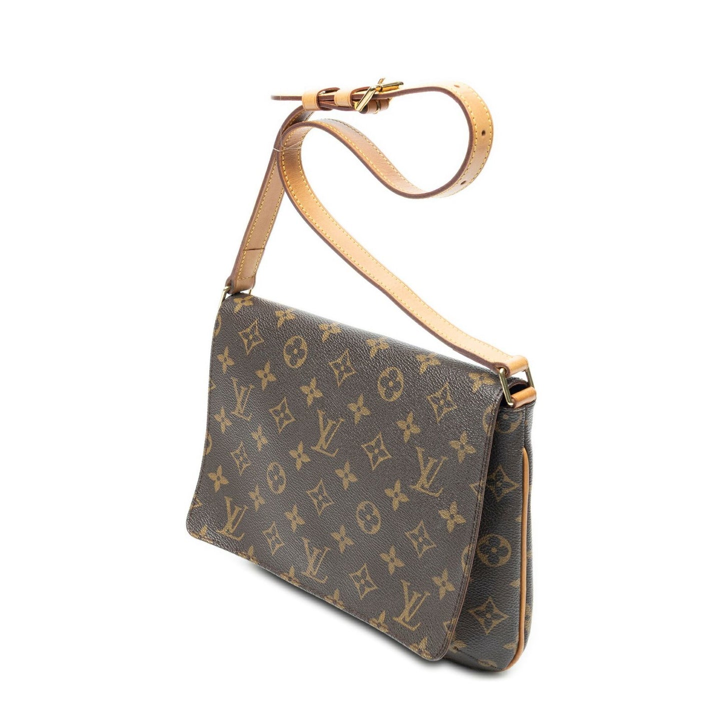 Louis Vuitton Musette Tango Brown Monogram Canvas Crossbody — view 2