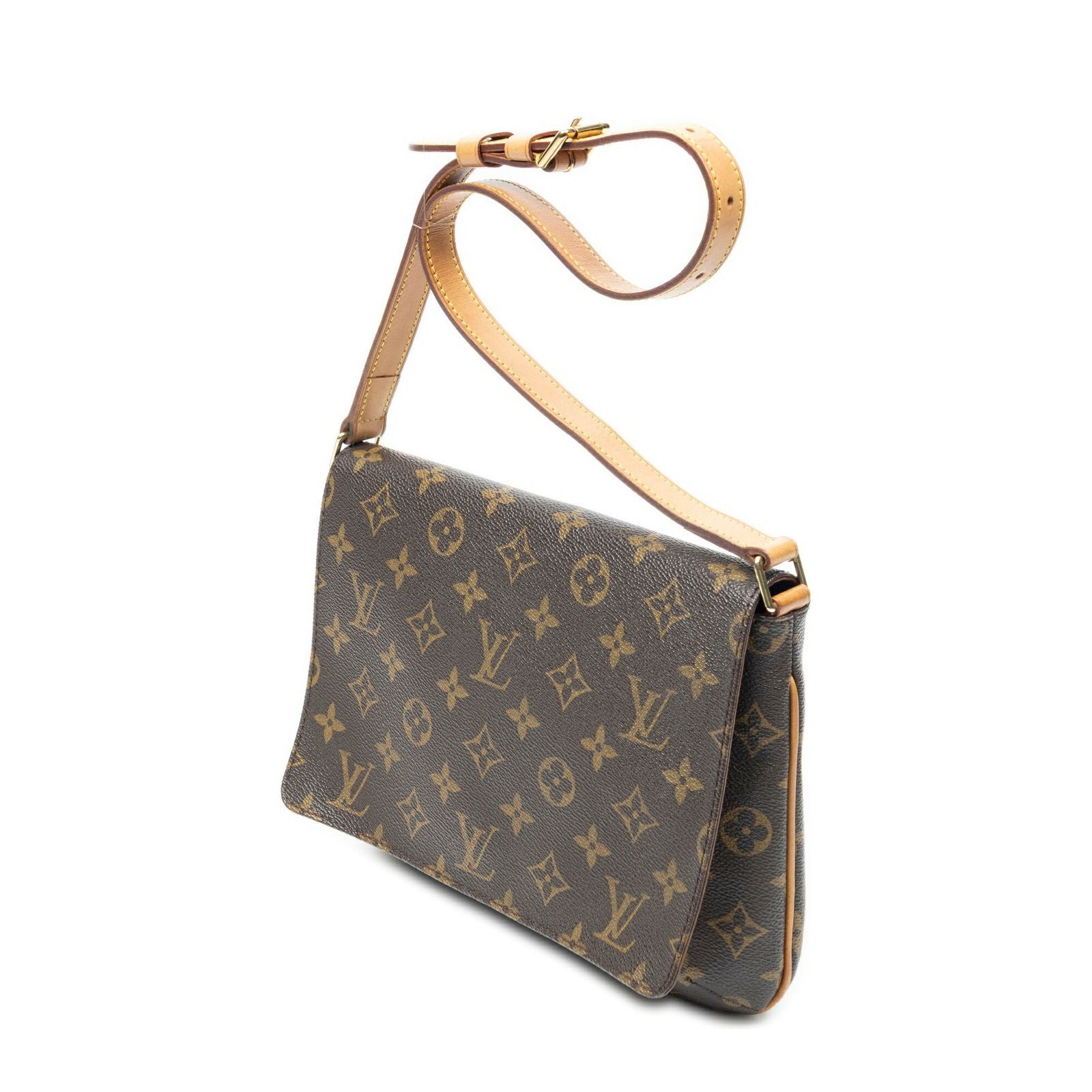 Louis Vuitton Musette Tango Brown Monogram Canvas Crossbody — view 2