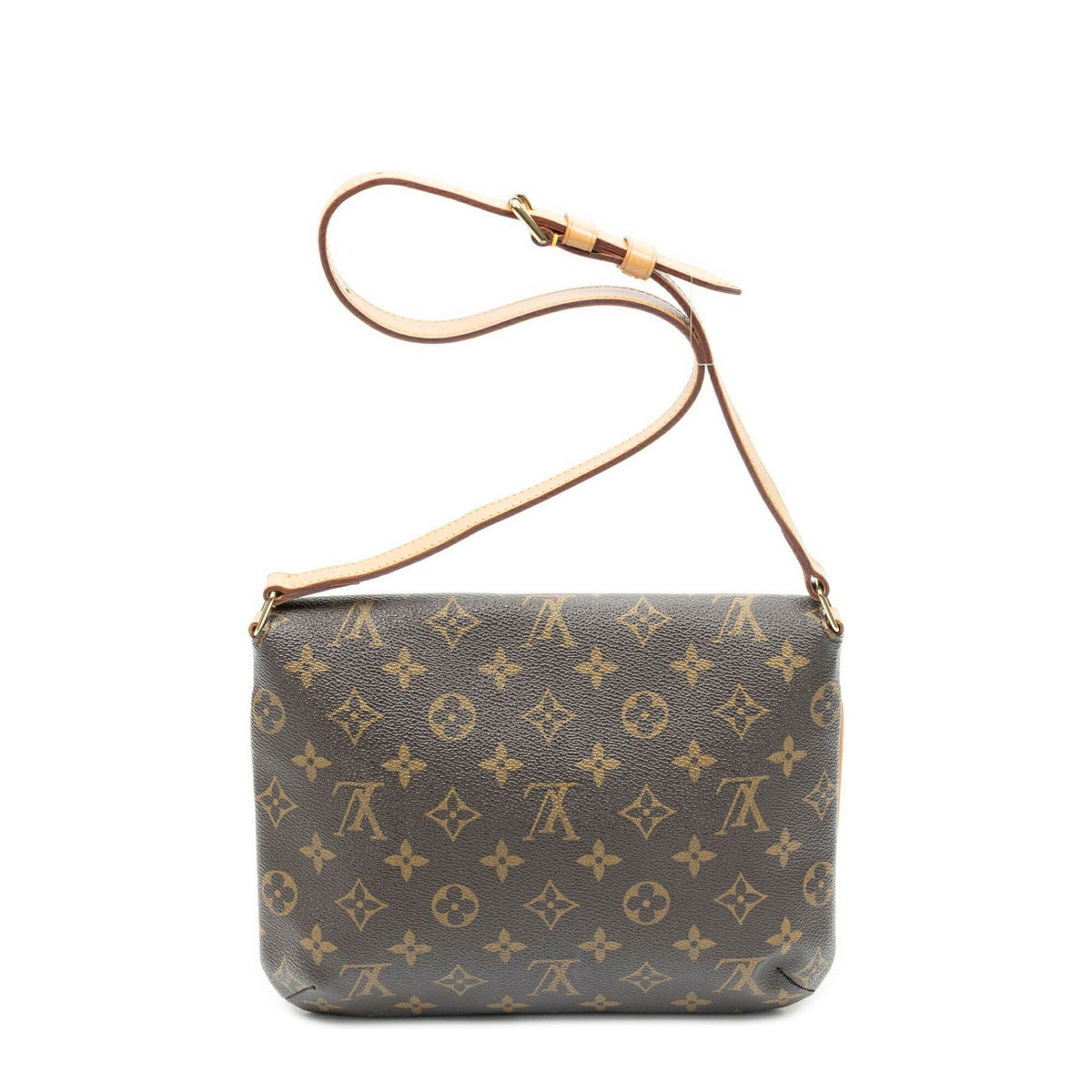 Louis Vuitton Musette Tango Brown Monogram Canvas Crossbody — view 5
