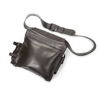 Bottega Veneta Utility Front Pocket Waist Bag Dark Brown Trim Intrecciato — view 2