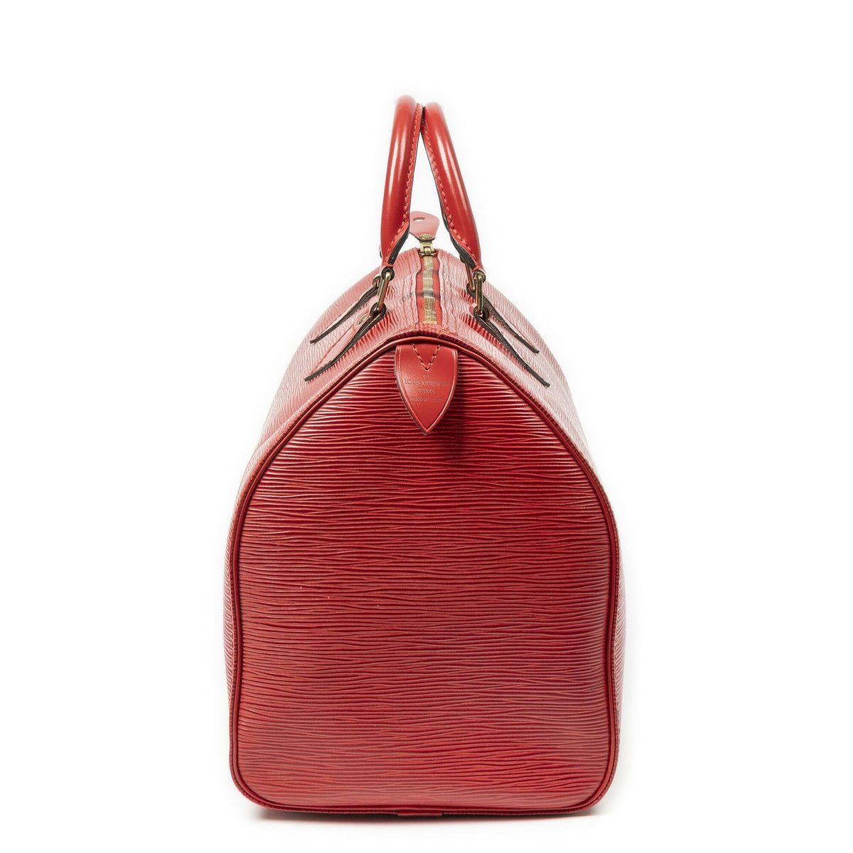 Louis Vuitton Speedy Red Epi Handbag — view 4