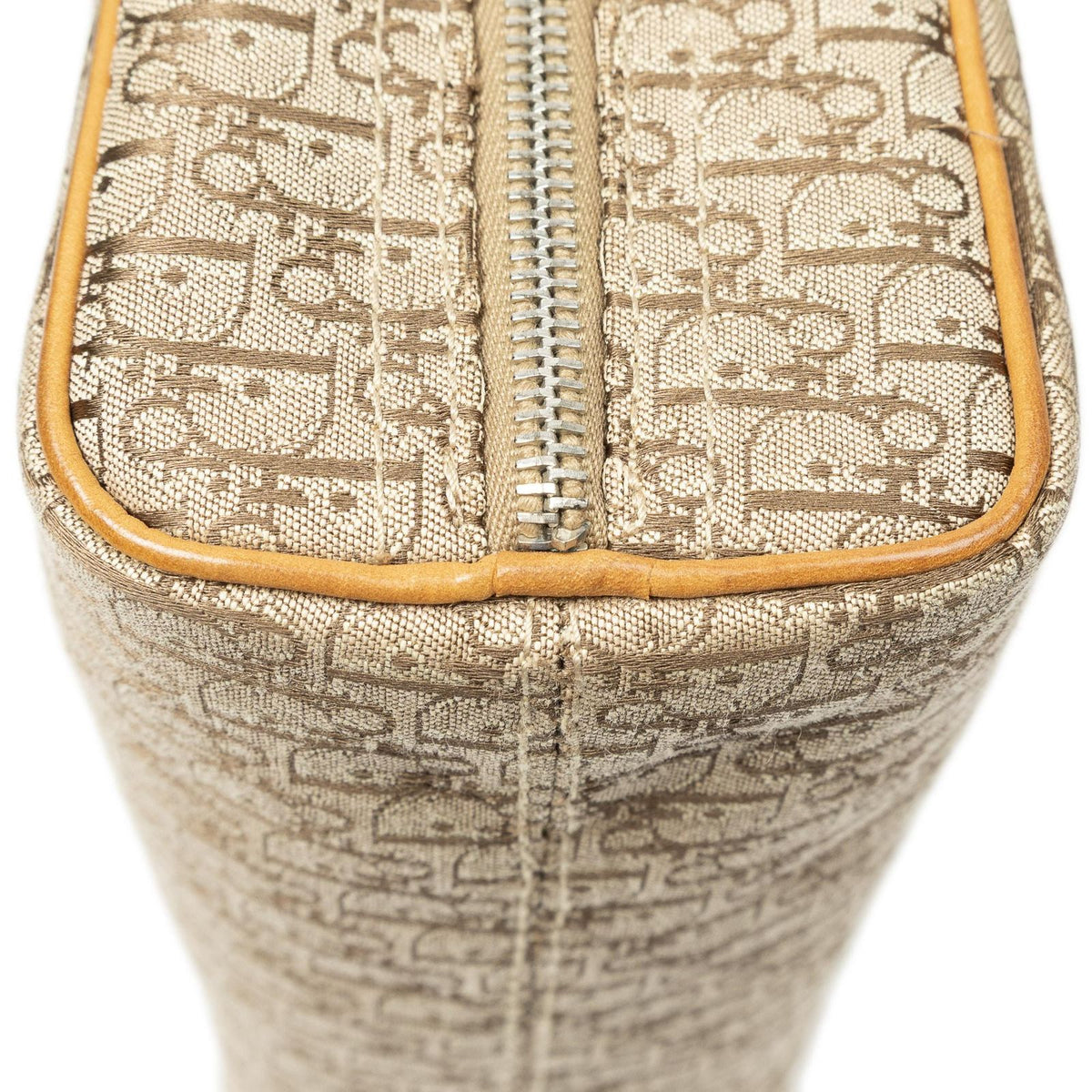 Dior Trotter Boston Beige Tan Pattern Canvas Handbag — view 7
