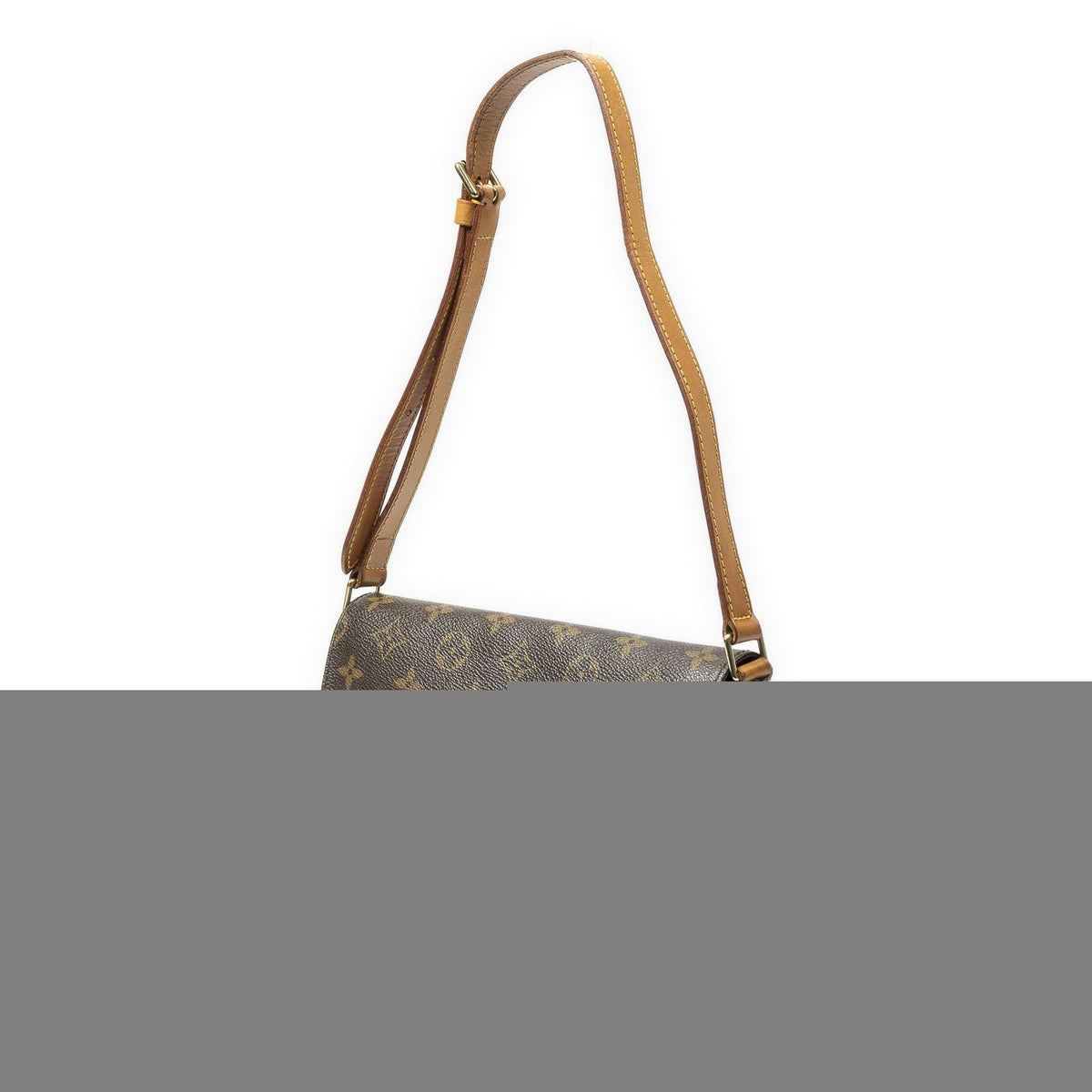Louis Vuitton Musette Tango Brown Monogram Canvas Crossbody — view 2