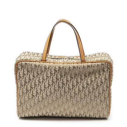 Dior Trotter Boston Beige Tan Pattern Canvas Handbag — view 5
