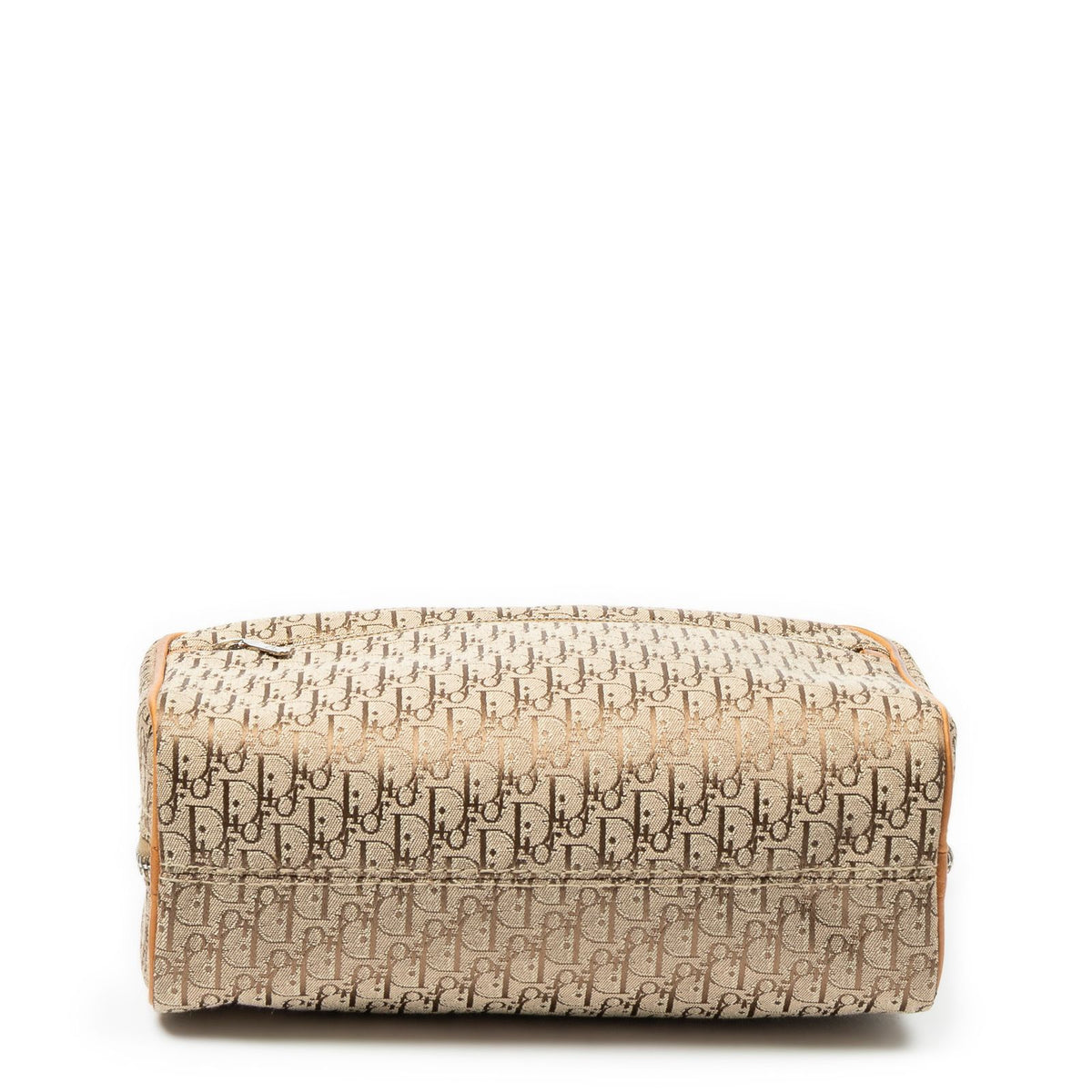 Dior Trotter Boston Beige Tan Pattern Canvas Handbag — view 6