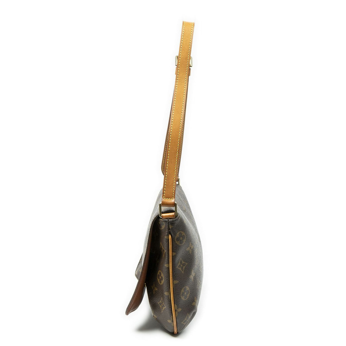 Louis Vuitton Musette Tango Brown Monogram Canvas Crossbody — view 3