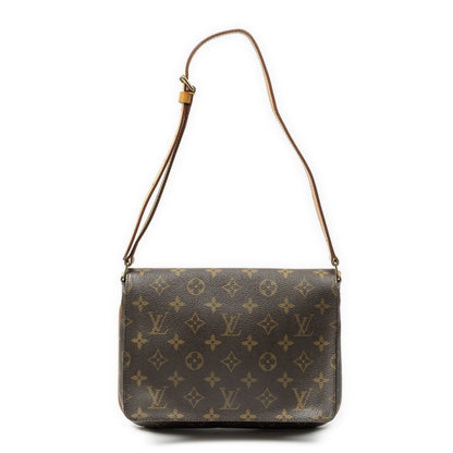 Louis Vuitton Musette Tango Brown Monogram Canvas Crossbody