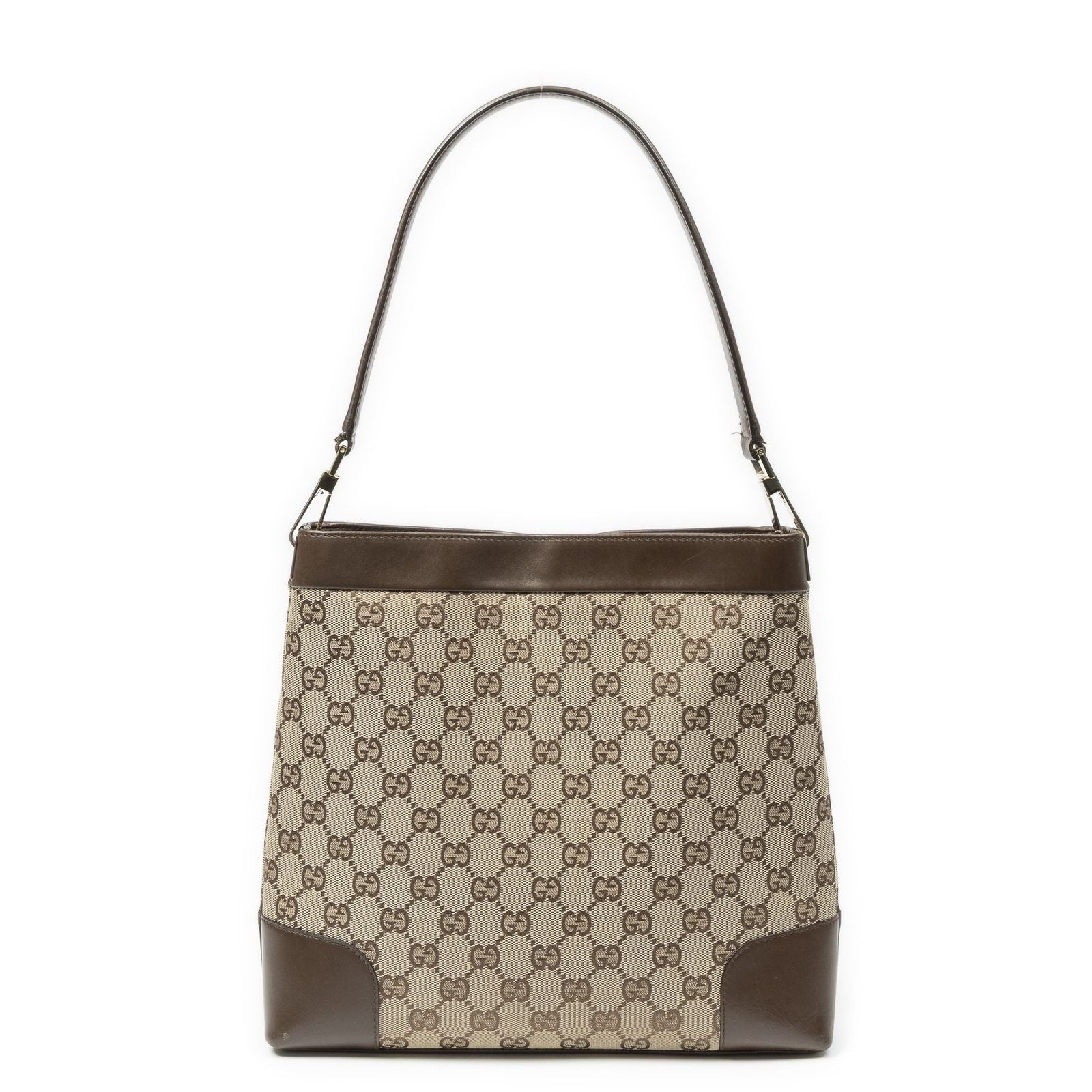 Gucci Shoulder Hobo Brown GG Canvas — view 5