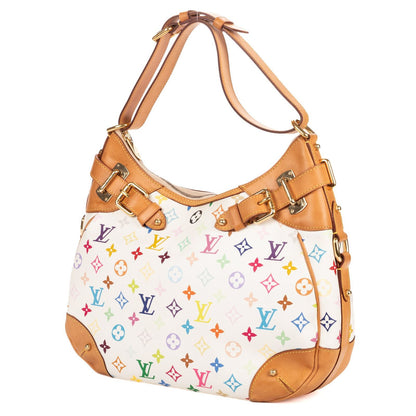 Louis Vuitton Claudia White Multicolor Monogram Shoulder Bag — view 2