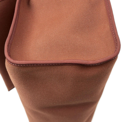 Hermes Herbag Zip Rouge H Toile Officier Handbag — view 8