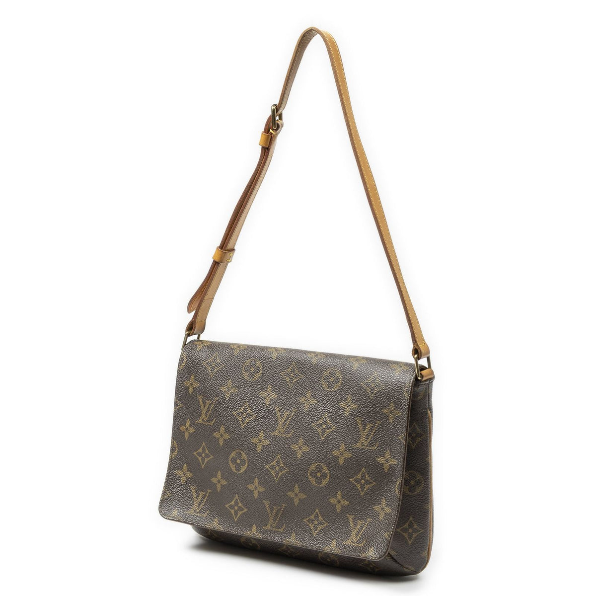 Louis Vuitton Musette Tango Brown Monogram Canvas Crossbody — view 2