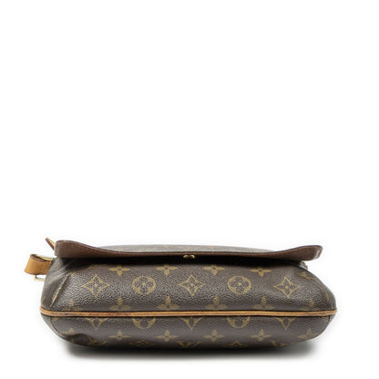 Louis Vuitton Musette Tango Brown Monogram Canvas Crossbody — view 6