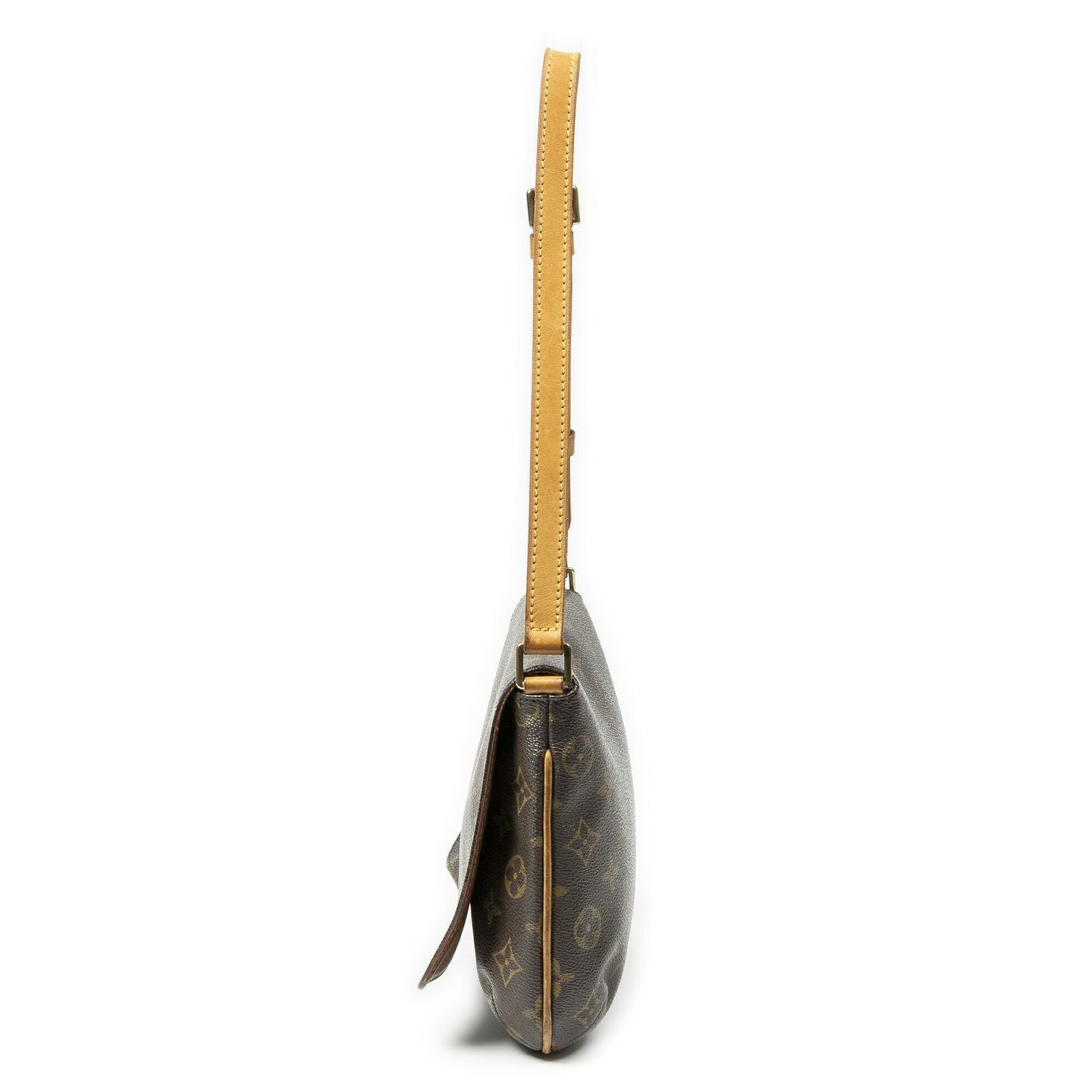 Louis Vuitton Musette Tango Brown Monogram Canvas Crossbody — view 3