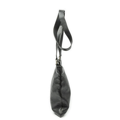 Gucci Large Square Zip Messenger Black Guccissima — view 4