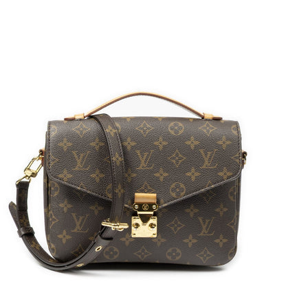 Louis Vuitton Metis Brown Monogram Canvas Handbag