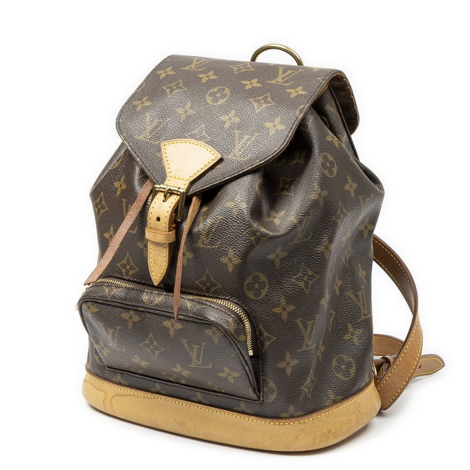Louis Vuitton Montsouris Brown Monogram Canvas Backpack — view 2