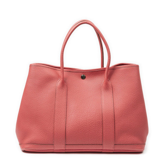 Hermes Garden Party Bougainvillea Negonda Leather Tote