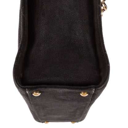 Chanel Vintage Wild Stitch Tote Black Quilted Canvas — view 8