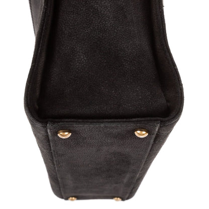 Chanel Vintage Wild Stitch Tote Black Quilted Canvas — view 7