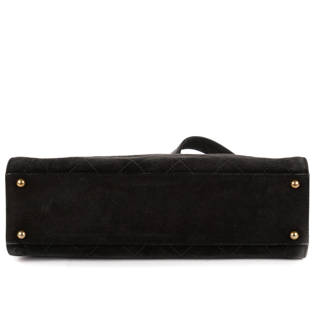 Chanel Vintage Wild Stitch Tote Black Quilted Canvas — view 6