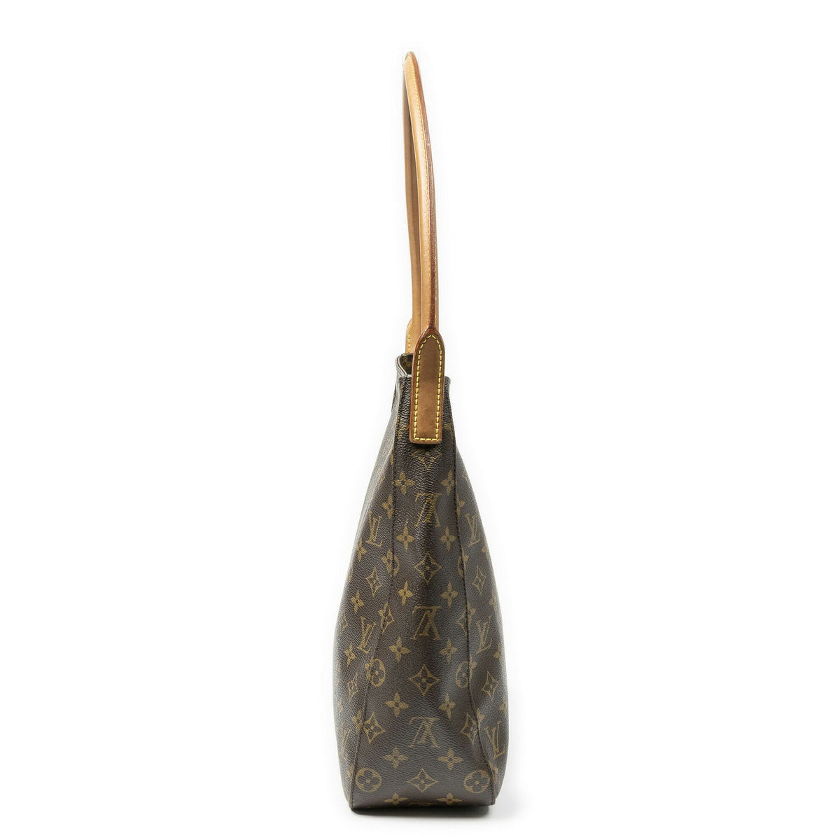 Louis Vuitton Looping Brown Monogram Canvas Shoulder Bag — view 3
