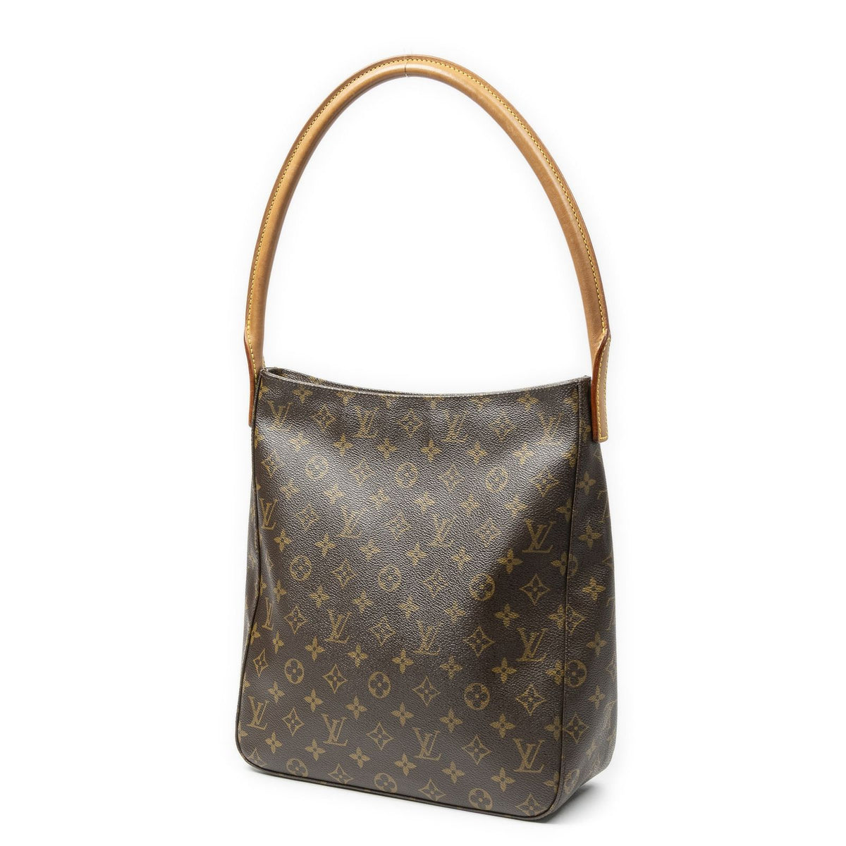 Louis Vuitton Looping Brown Monogram Canvas Shoulder Bag — view 2