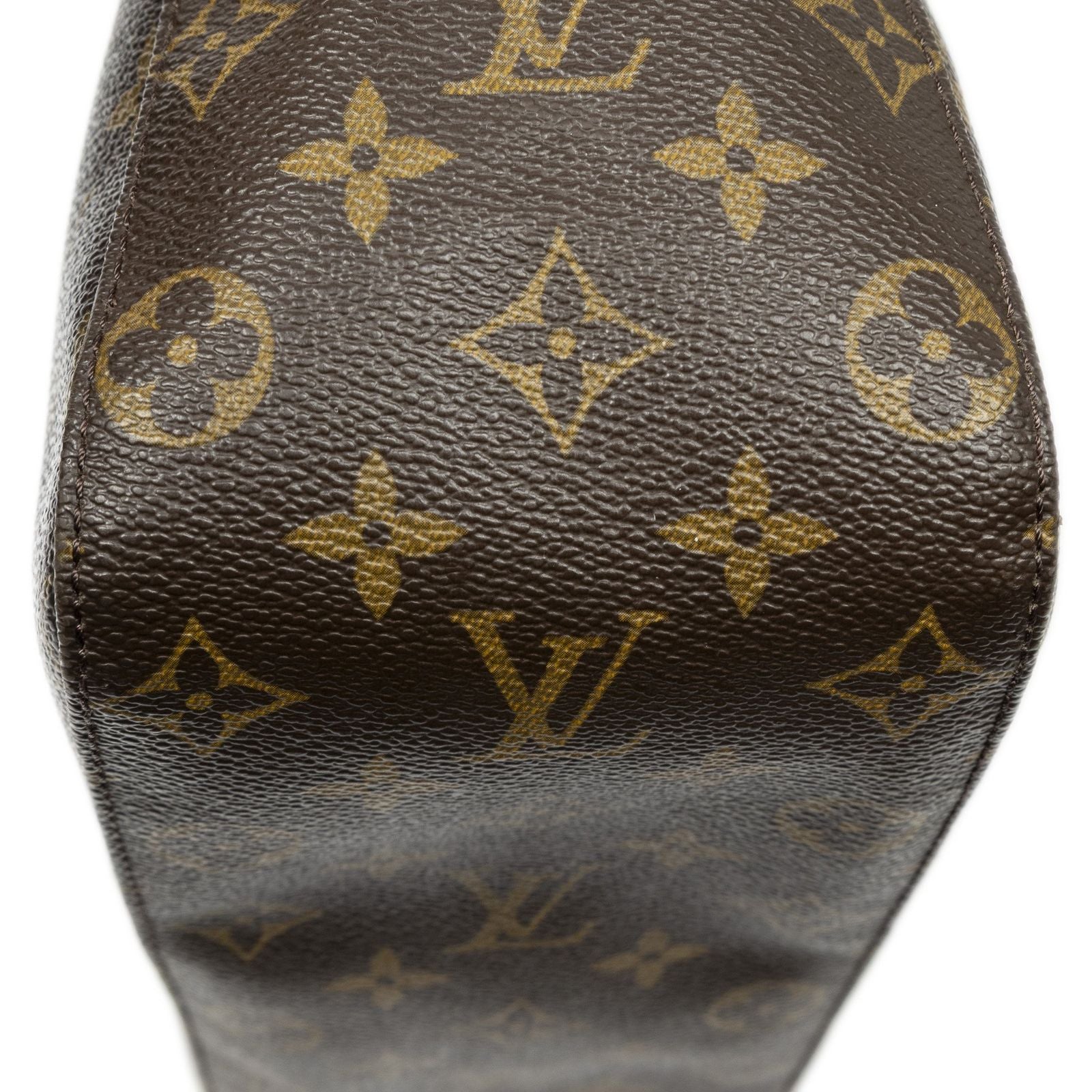Louis Vuitton Looping Brown Monogram Canvas Shoulder Bag — view 8