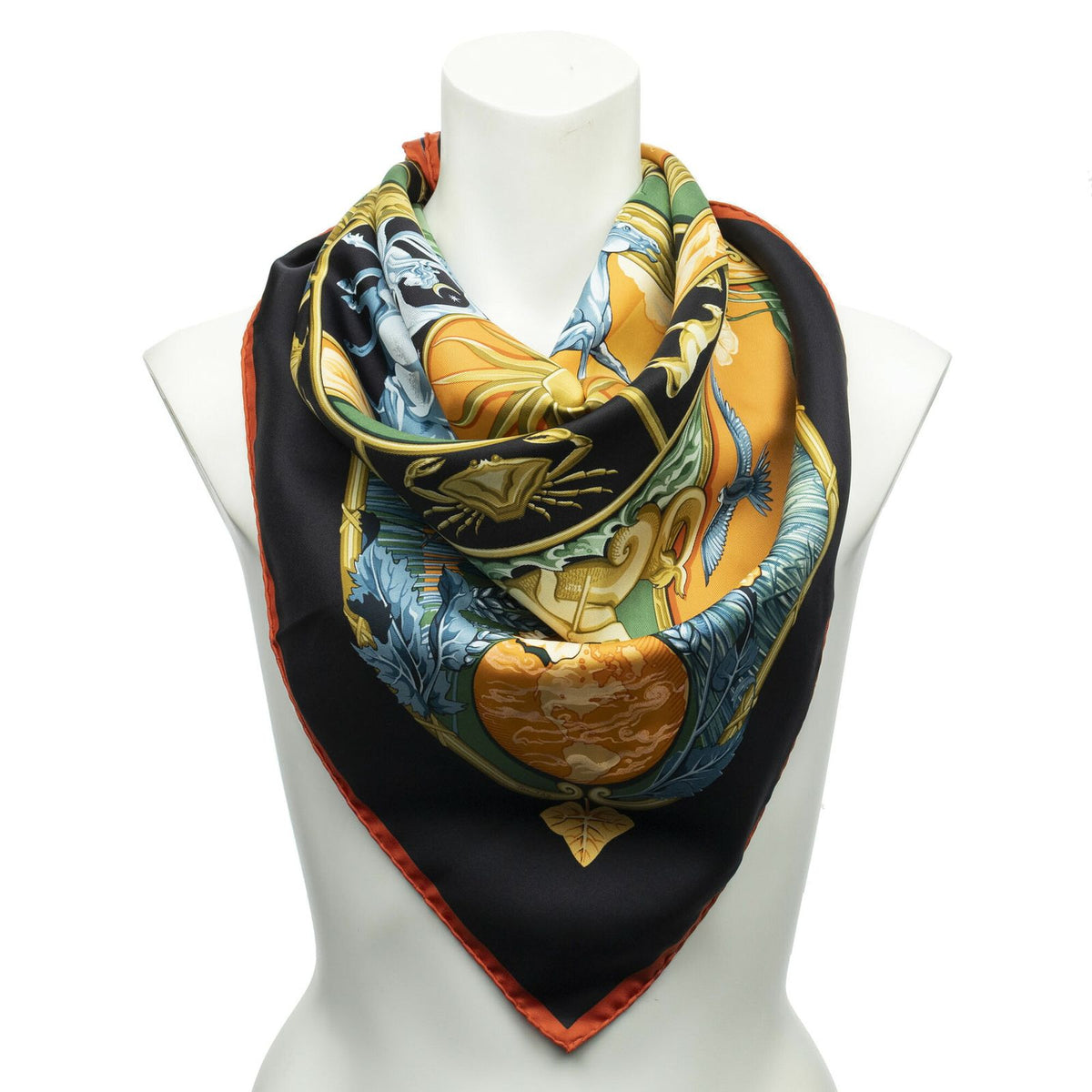 Hermes Scarf Orange