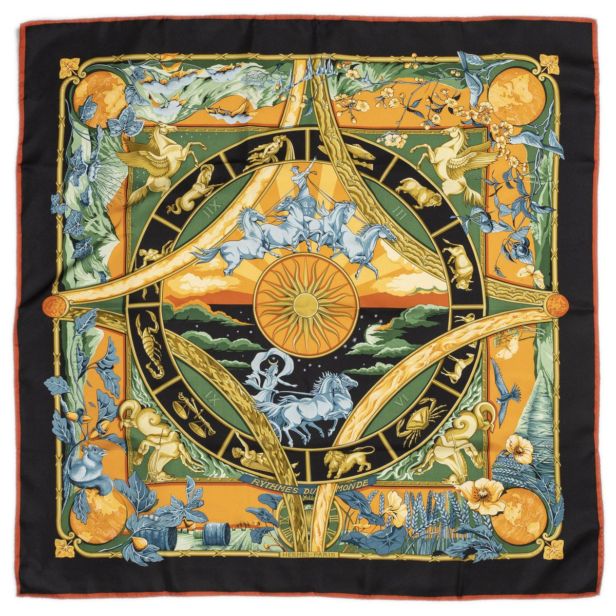 Hermes Scarf Orange — view 2