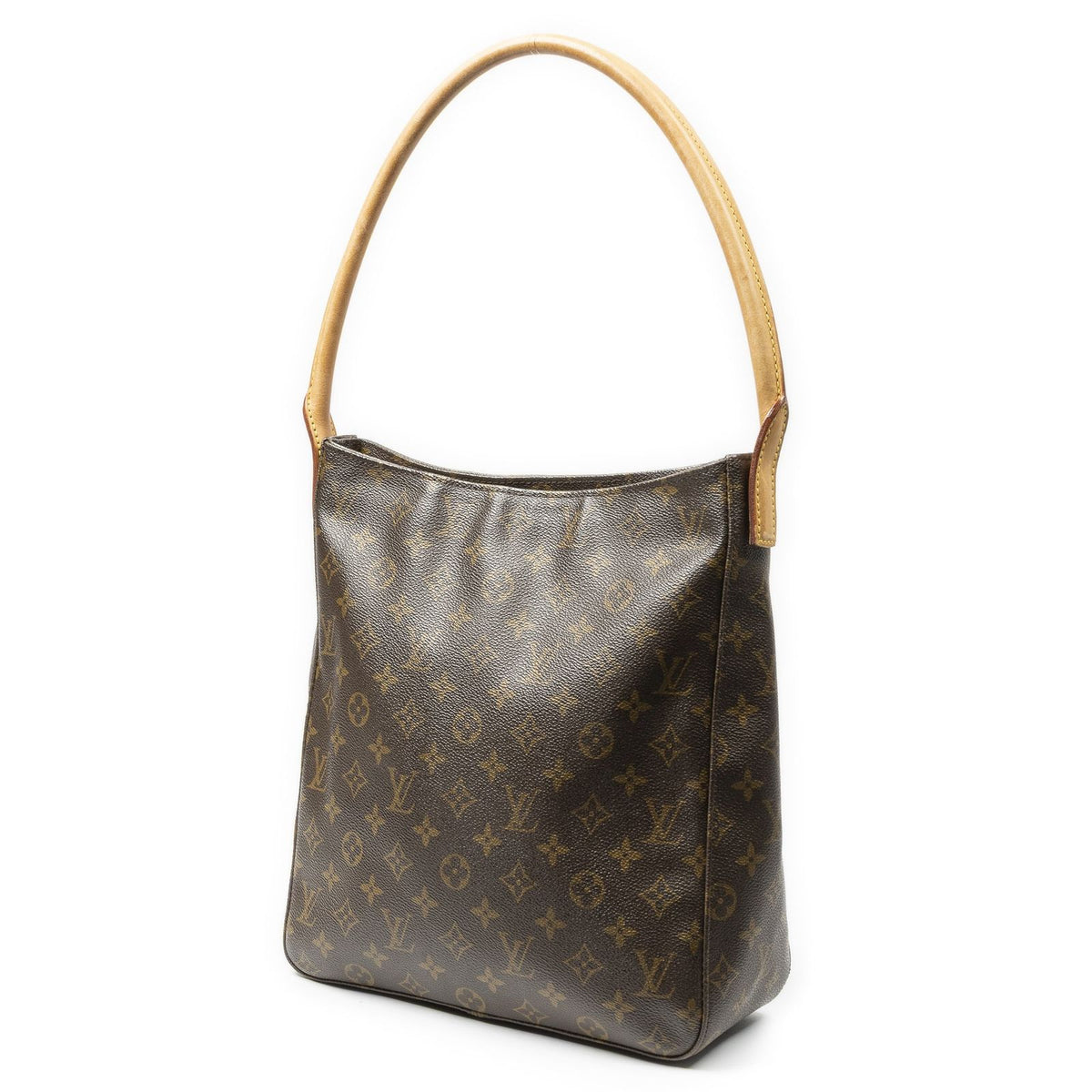 Louis Vuitton Looping Brown Monogram Canvas Shoulder Bag — view 2