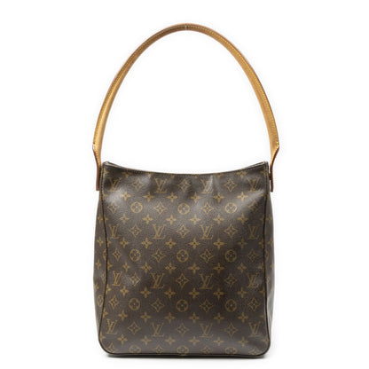 Louis Vuitton Looping Brown Monogram Canvas Shoulder Bag — view 5