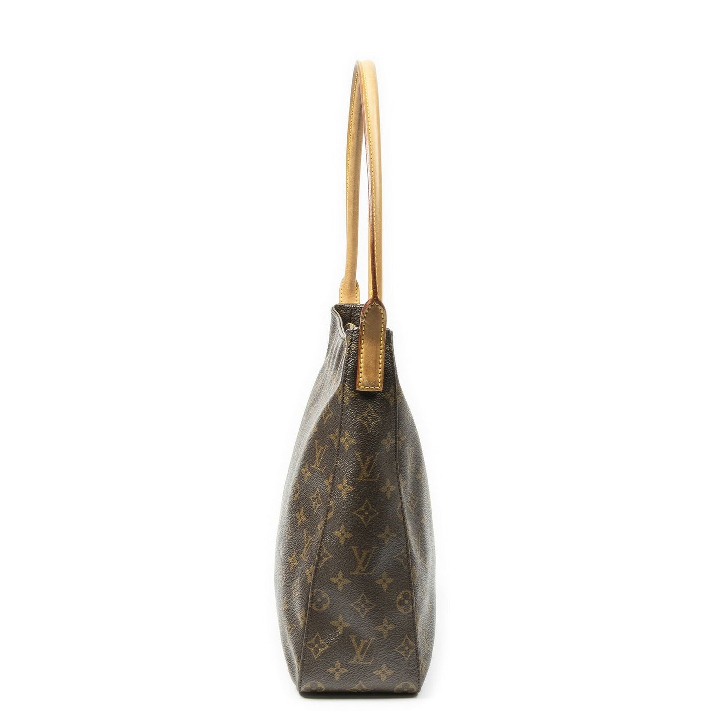 Louis Vuitton Looping Brown Monogram Canvas Shoulder Bag — view 4