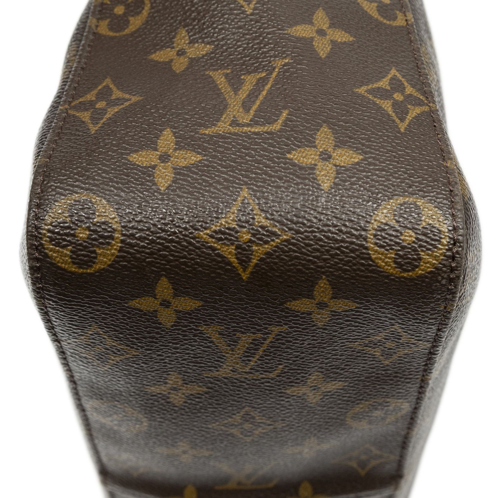 Louis Vuitton Looping Brown Monogram Canvas Shoulder Bag — view 8
