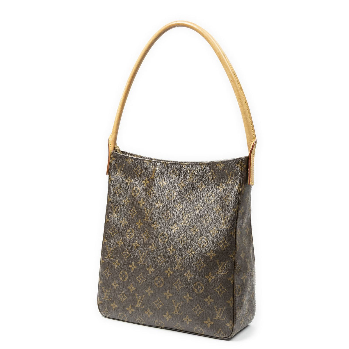 Louis Vuitton Looping Brown Monogram Canvas Shoulder Bag — view 2