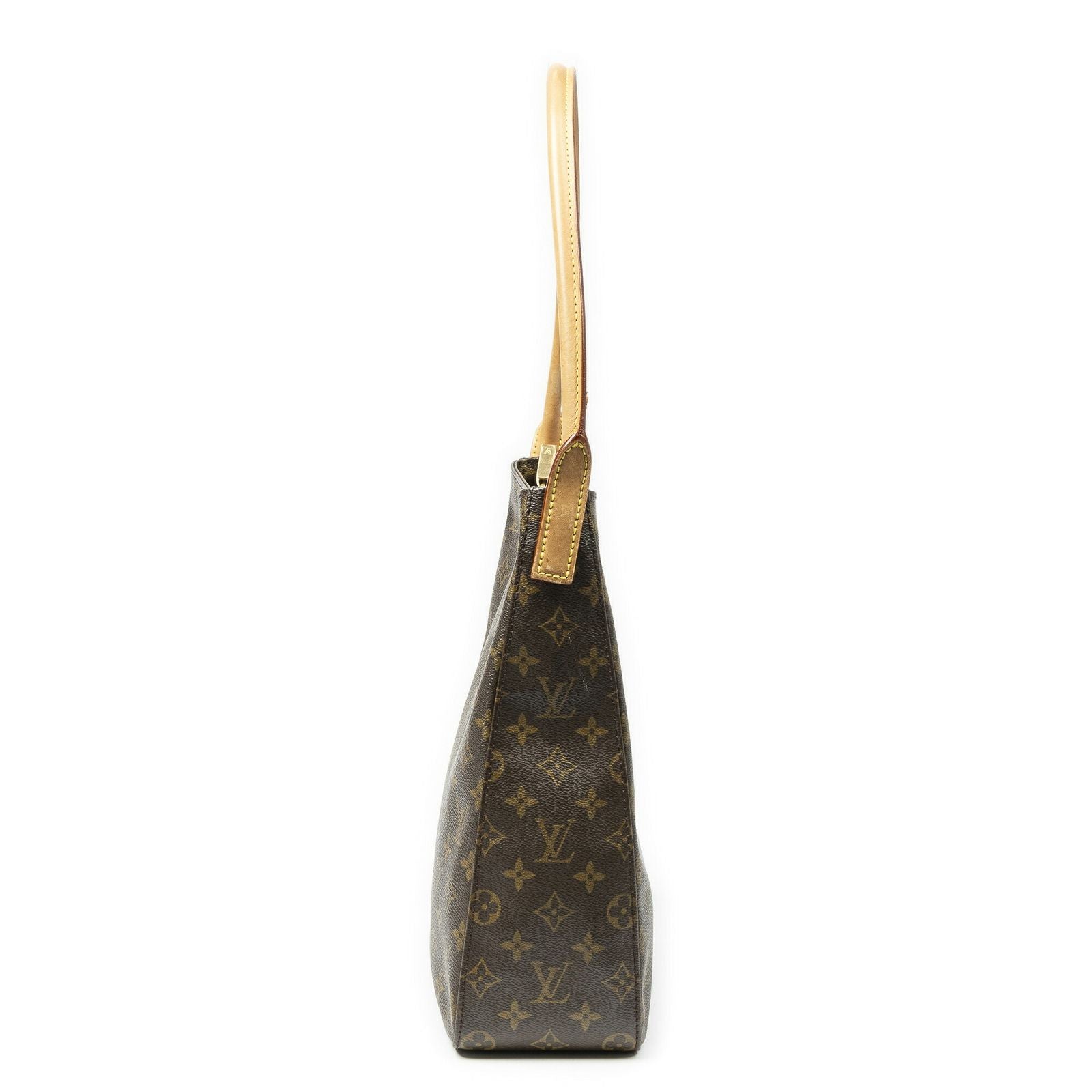 Louis Vuitton Looping Brown Monogram Canvas Shoulder Bag — view 3