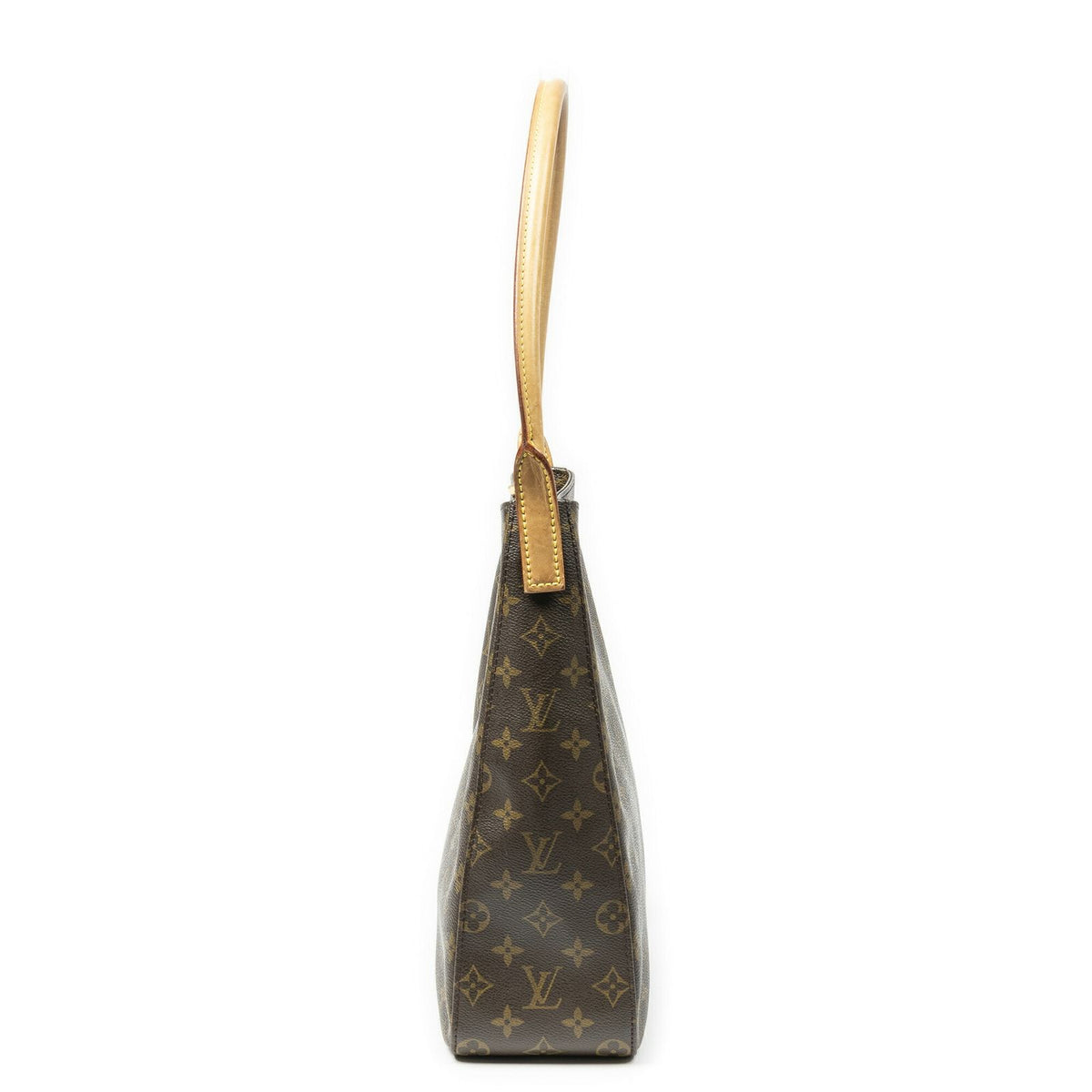 Louis Vuitton Looping Brown Monogram Canvas Shoulder Bag — view 4