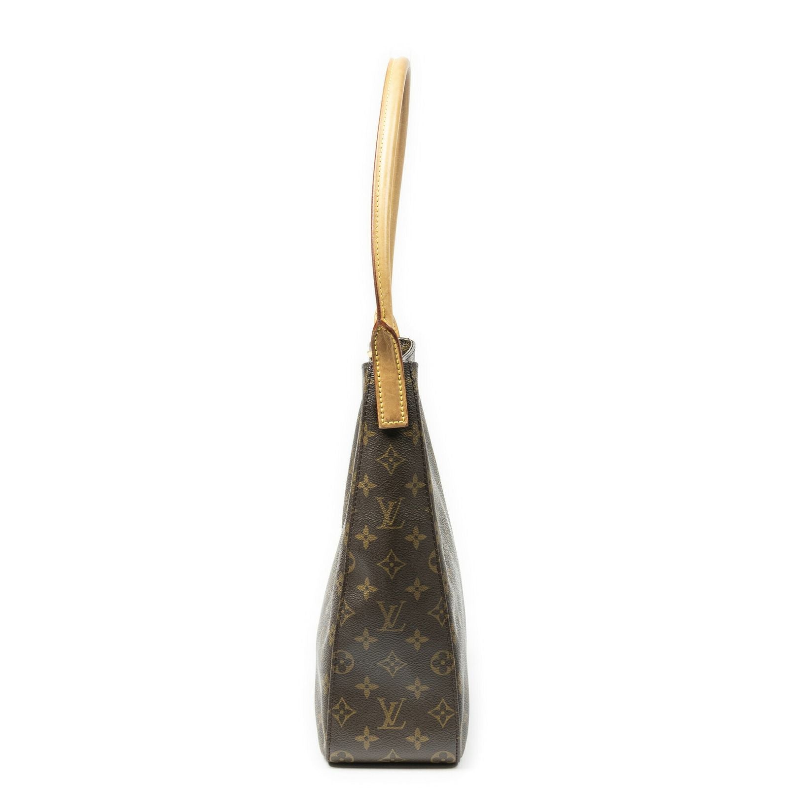 Louis Vuitton Looping Brown Monogram Canvas Shoulder Bag — view 4