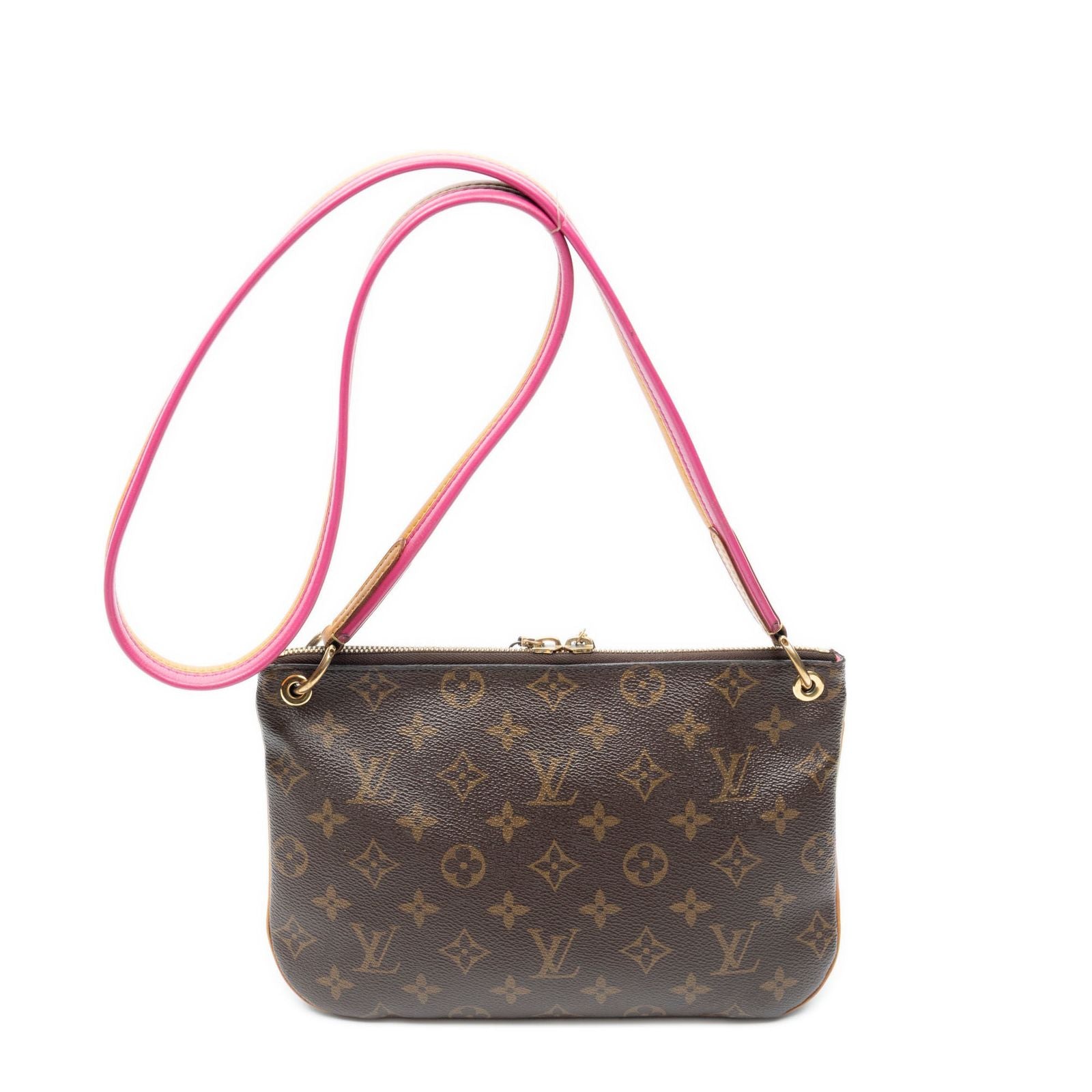 Louis Vuitton Lorette Brown Monogram Canvas Shoulder Bag — view 5