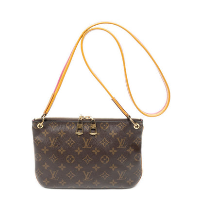 Louis Vuitton Lorette Brown Monogram Canvas Shoulder Bag
